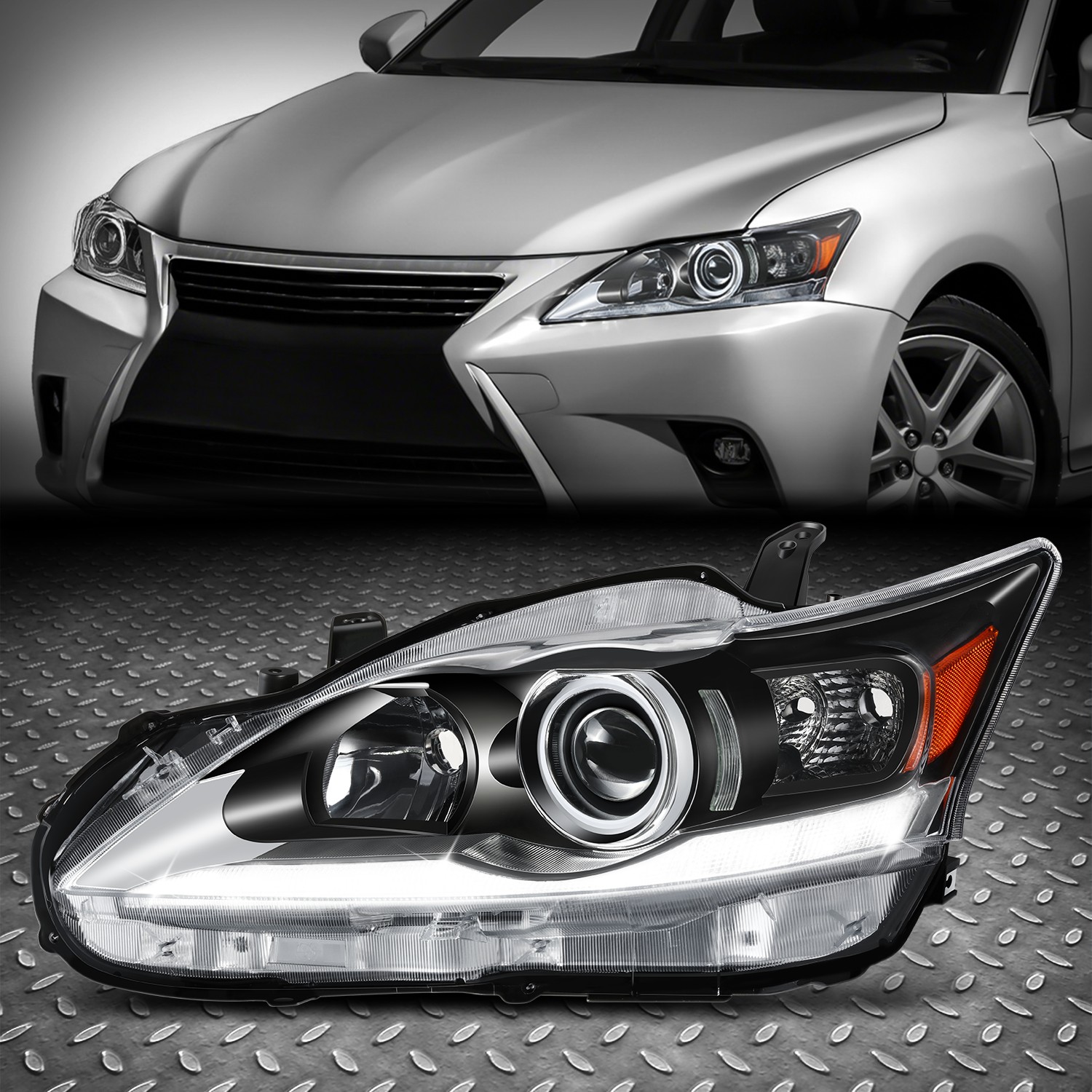 #2224 LEXUS CT200h ヘッドライト For 11-17 Lexus CT200h OE Style Left Driver Side Projector